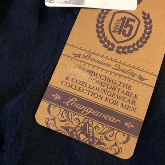 NWT North 15 Sz 4XL Lounge Pants Navy Retail $28 - Picture 2 of 5